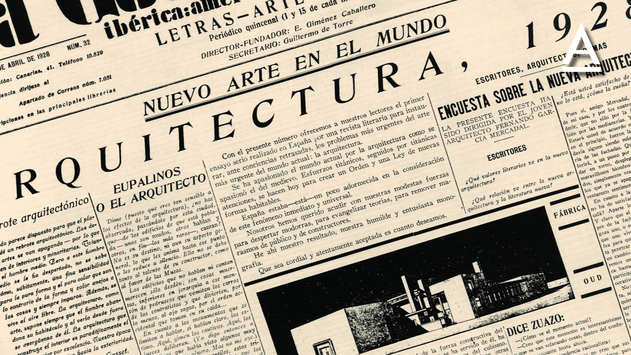 Encuentros entre arquitectura, artes plásticas y literatura en el Madrid moderno